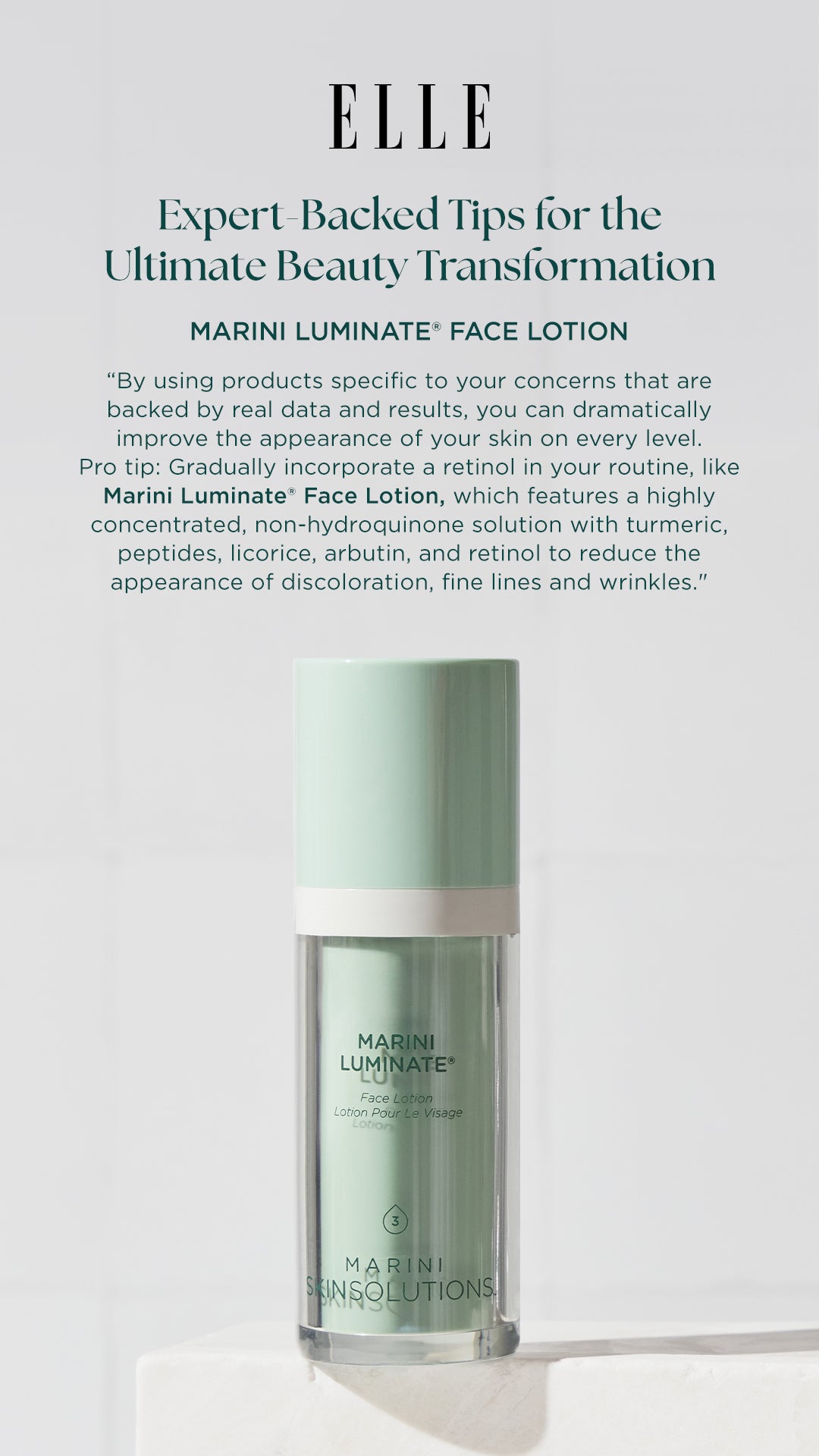 Marini Luminate® Face Lotion - 1 fl. oz.